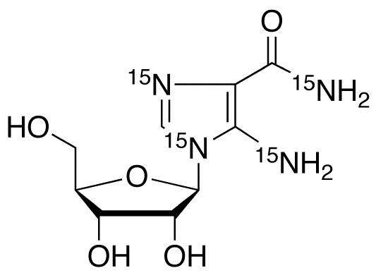 5-Aminoimidazole-4-carboxamide-1-β-D-ribofuranoside-15N4