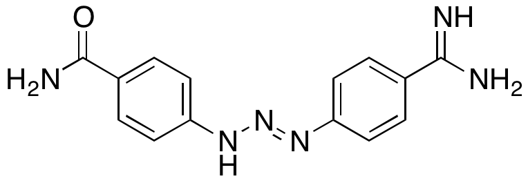 4-[3-[4-(Aminoiminomethyl)phenyl]-1-triazenyl]benzamide