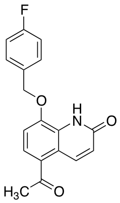 5-Acetyl-8-[(4-fluorophenyl)methoxy]-1,2-dihydroquinolin-2-one