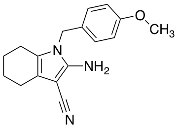 2-Amino-1-(4-methoxybenzyl)-4,5,6,7-tetrahydro-1H-indole-3-carbonitrile