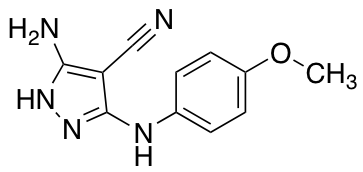 5-Amino-3-[(4-methoxyphenyl)amino]-1H-pyrazole-4-carbonitrile