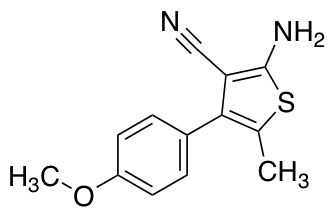 2-Amino-4-(4-methoxyphenyl)-5-methylthiophene-3-carbonitrile