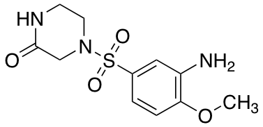 4-(3-Amino-4-methoxybenzenesulfonyl)piperazin-2-one