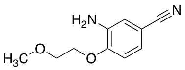 3-Amino-4-(2-methoxyethoxy)benzonitrile