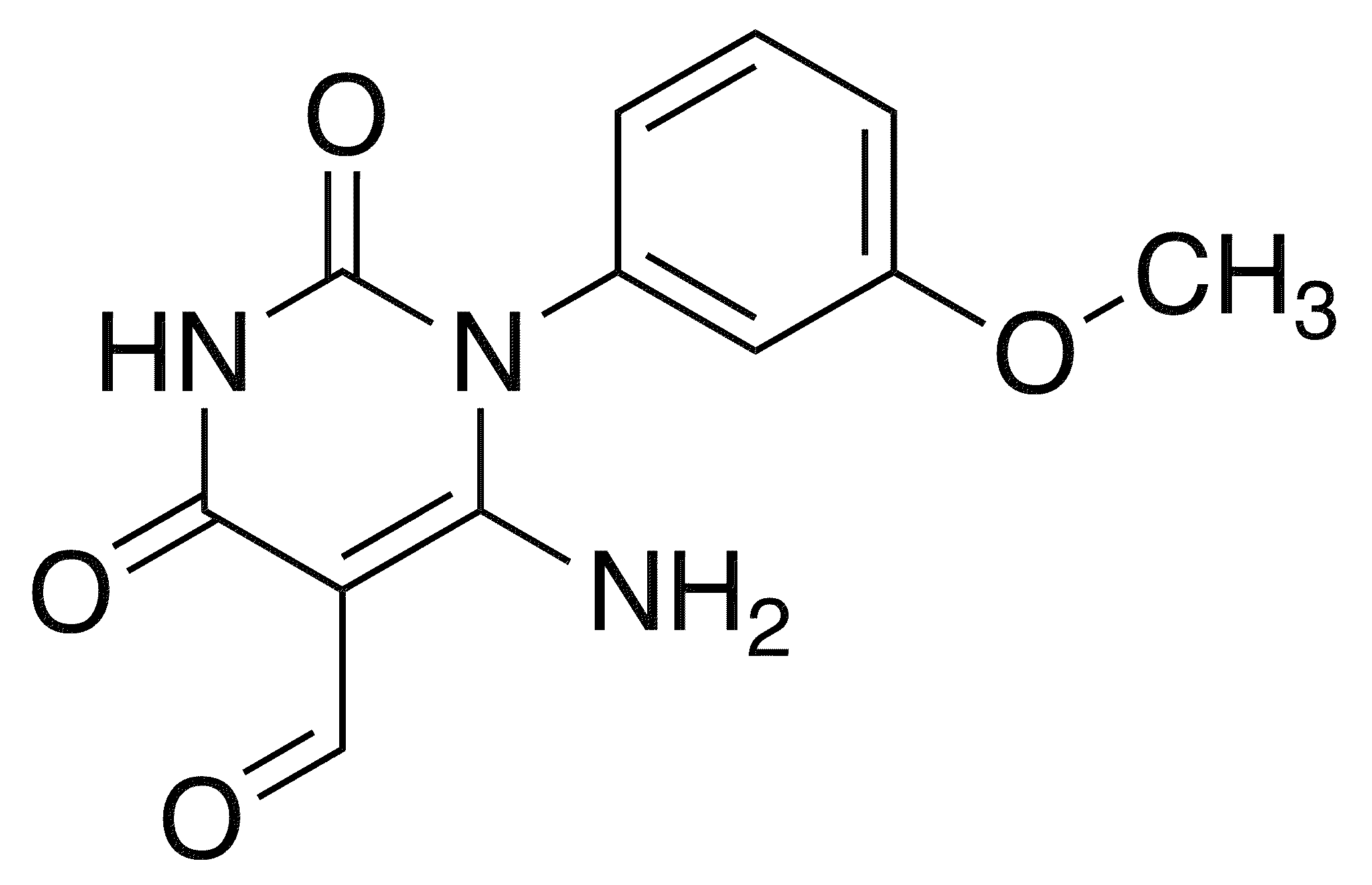 6-Amino-1-(3-methoxyphenyl)-2,4-dioxo-1,2,3,4-tetrahydropyrimidine-5-carbaldehyde