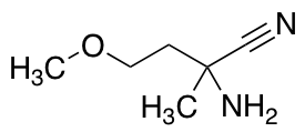 2-amino-4-methoxy-2-methylbutanenitrile