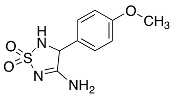 4-amino-3-(4-methoxyphenyl)-2,3-dihydro-1,2,5-thiadiazole-1,1-dione