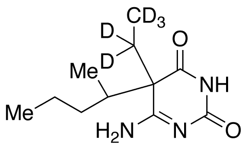 6-Amino-5-ethyl-5-(1-methylbutyl)-2,4(3H,5H)-pyrimidinedione-d5