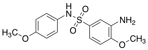 3-amino-4-methoxy-N-(4-methoxyphenyl)benzene-1-sulfonamide