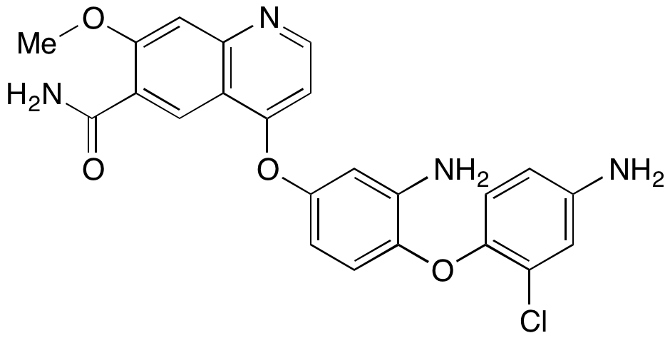 4-(3-Amino-4-(4-amino-2-chlorophenoxy)phenoxy)-7-methoxyquinoline-6-carboxamide