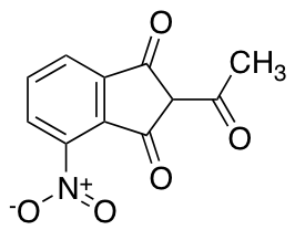 2-Acetyl-4-nitroindane-1,3-dione