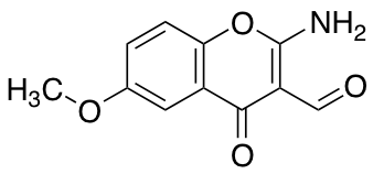 2-amino-6-methoxy-4-oxo-4H-chromene-3-carbaldehyde