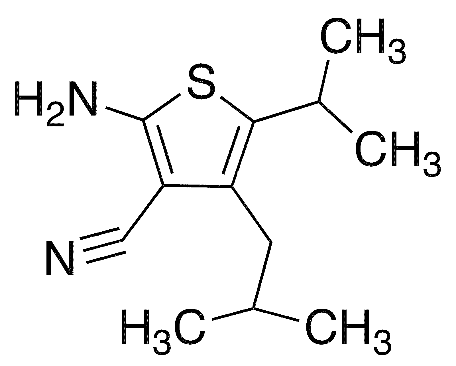 2-Amino-4-isobutyl-5-isopropylthiophene-3-carbonitrile