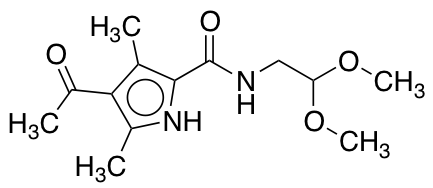 4-Acetyl-N-(2,2-dimethoxyethyl)-3,5-dimethyl-1H-pyrrole-2-carboxamide