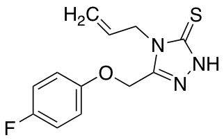 4-Allyl-5-[(4-fluorophenoxy)methyl]-4H-1,2,4-triazole-3-thiol