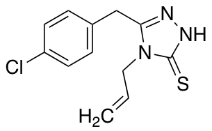 4-Allyl-5-(4-chlorobenzyl)-4H-1,2,4-triazole-3-thiol