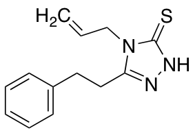 4-Allyl-5-(2-phenylethyl)-4H-1,2,4-triazole-3-thiol