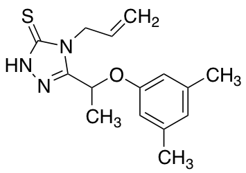 4-Allyl-5-[1-(3,5-dimethylphenoxy)ethyl]-4H-1,2,4-triazole-3-thiol