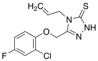 4-Allyl-5-[(2-chloro-4-fluorophenoxy)methyl]-4H-1,2,4-triazole-3-thiol