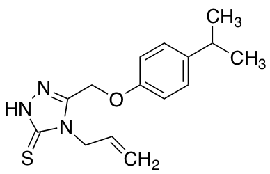 4-Allyl-5-[(4-isopropylphenoxy)methyl]-4H-1,2,4-triazole-3-thiol