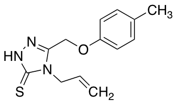 4-Allyl-5-[(4-methylphenoxy)methyl]-4H-1,2,4-triazole-3-thiol