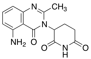 3-(5-Amino-2-methyl-4-oxoquinazolin-3(4H)-yl)piperidine-2,6-dione