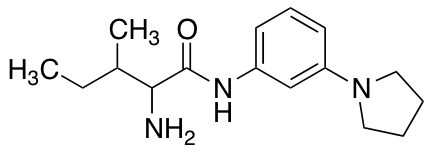 2-Amino-3-methyl-N-[3-(pyrrolidin-1-yl)phenyl]pentanamide