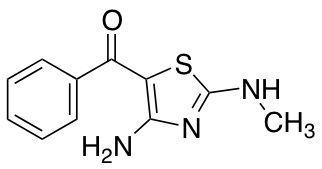 [4-Amino-2-(methylamino)-1,3-thiazol-5-yl](phenyl)methanone