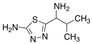 5-(1-Amino-2-methylpropyl)-1,3,4-thiadiazol-2-amine