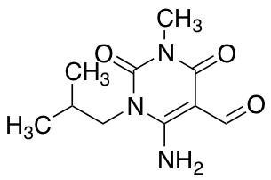 6-Amino-3-methyl-1-(2-methylpropyl)-2,4-dioxo-1,2,3,4-tetrahydropyrimidine-5-carbaldehyde