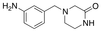 4-[(3-Aminophenyl)methyl]piperazin-2-one