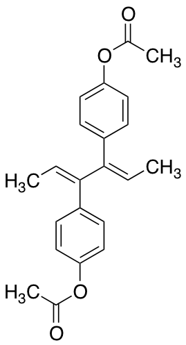 3,4-Bis-(4-acetoxyphenyl)-2,4-hexadiene