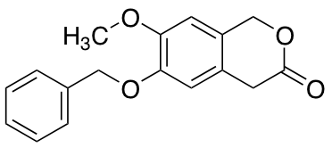 1,4-Dihydro-7-methoxy-6-(phenylmethoxy)-3H-2-benzopyran-3-one