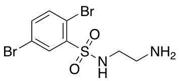 N-(2-Aminoethyl)-2,5-dibromobenzene-1-sulfonamide