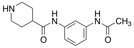 N-(3-Acetamidophenyl)piperidine-4-carboxamide