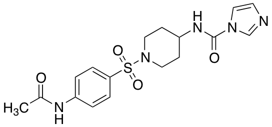 N-[1-(4-Acetamidobenzenesulfonyl)piperidin-4-yl]-1H-imidazole-1-carboxamide