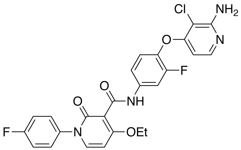 N-[4-[(2-Amino-3-chloro-4-pyridinyl)oxy]-3-fluorophenyl]-4-ethoxy-1-(4-fluorophenyl)-1,2-dihydro-2-oxo-3-pyridinecarboxamide