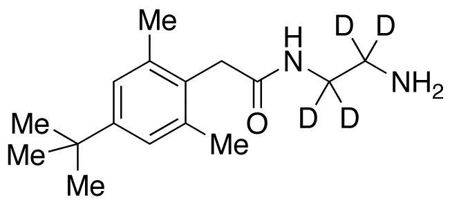 N-(2-Aminoethyl)-4-(1,1-dimethylethyl)-2,6-dimethylbenzeneacetamide-d4