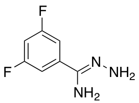 N-amino-3,5-difluorobenzene-1-carboximidamide