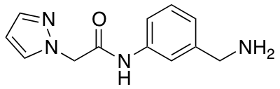 N-[3-(Aminomethyl)phenyl]-2-(1H-pyrazol-1-yl)acetamide