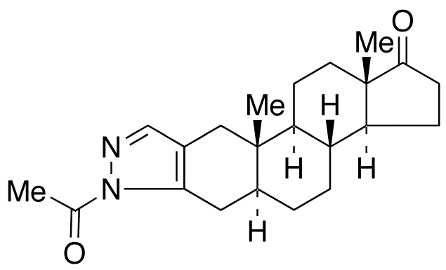 5α-N-Acetyl-2’H-androst-2-eno[3,2-c]pyrazol-17-one