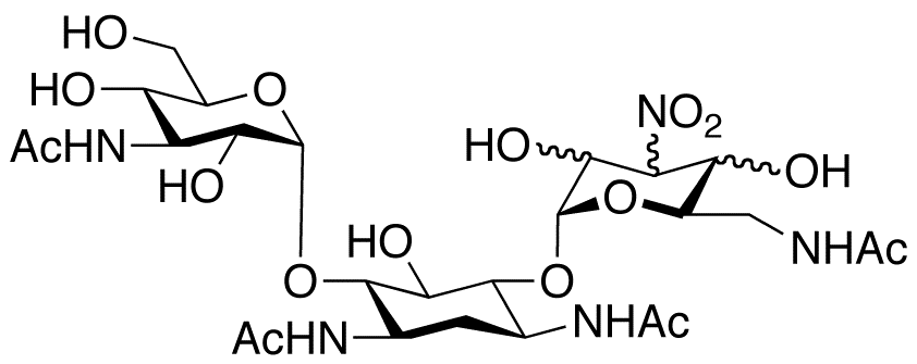 6-O-[3-Acetamido-3-deoxy-α-D-glucopyranosyl]-4-O-(6-acetamido-3,6-dideoxy-3-nitrohexopyranosyl)-N,N’-diacetyl-2-deoxy-D-streptamine