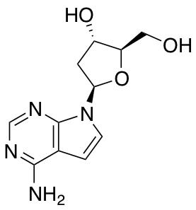 (2R,3S,5R)-5-(4-Amino-7H-pyrrolo[2,3-d]pyrimidin-7-yl)-2-(hydroxymethyl)tetrahydrofuran-3-ol