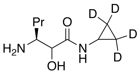 (3S)-3-Amino-N-cyclopropyl-2-hydroxy-hexanamide-d4