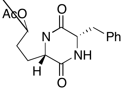 (3S,8aS)-7-(Acetyloxy)hexahydro-3-(phenylmethyl)pyrrolo[1,2-a]pyrazine-1,4-dione