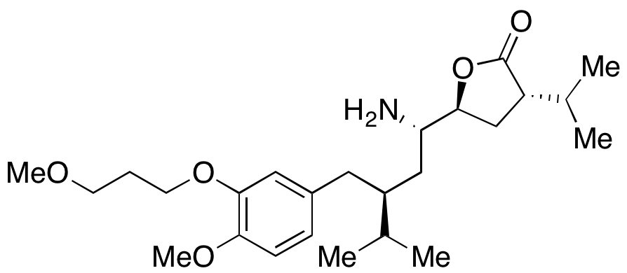 (3S,5S)-5-((1S,3S)-1-Amino-3-(4-methoxy-3-(3-methoxypropoxy)benzyl)-4-methylpentyl)-3-isopropyldihydrofuran-2(3H)-one