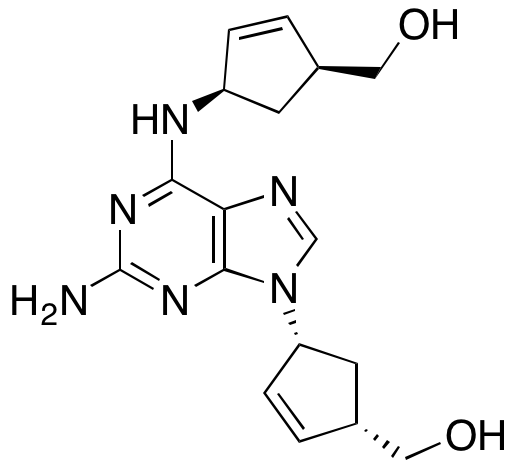 ((1S,4R)-4-(2-Amino-6-(((1R,4S)-4-(hydroxymethyl)cyclopent-2-en-1-yl)amino)-9H-purin-9-yl)cyclopent-2-en-1-yl)methanol