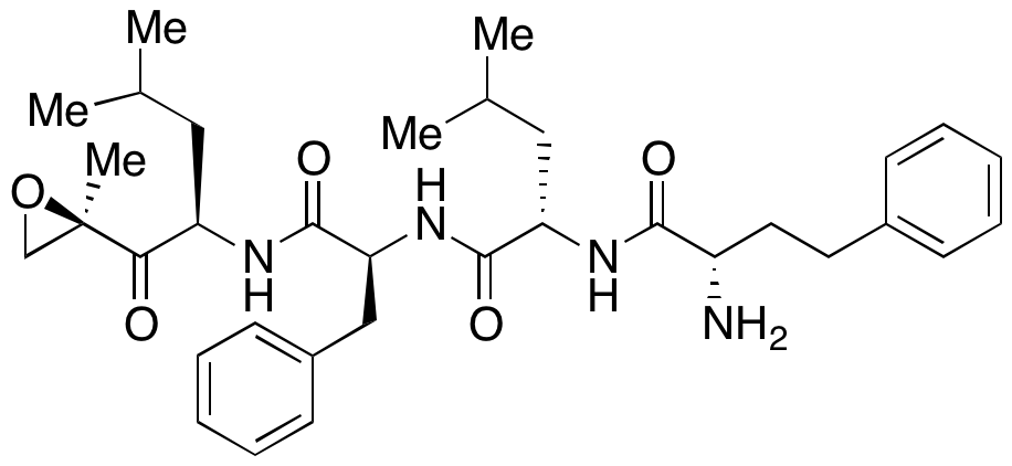 (S)-2-((S)-2-Amino-4-phenylbutanamido)-4-methyl-N-((S)-1-(((R)-4-methyl-1-((R)-2-methyloxiran-2-yl)-1-oxopentan-2-yl)amino)-1-oxo-3-phenylpropan-2-yl)pentanamide